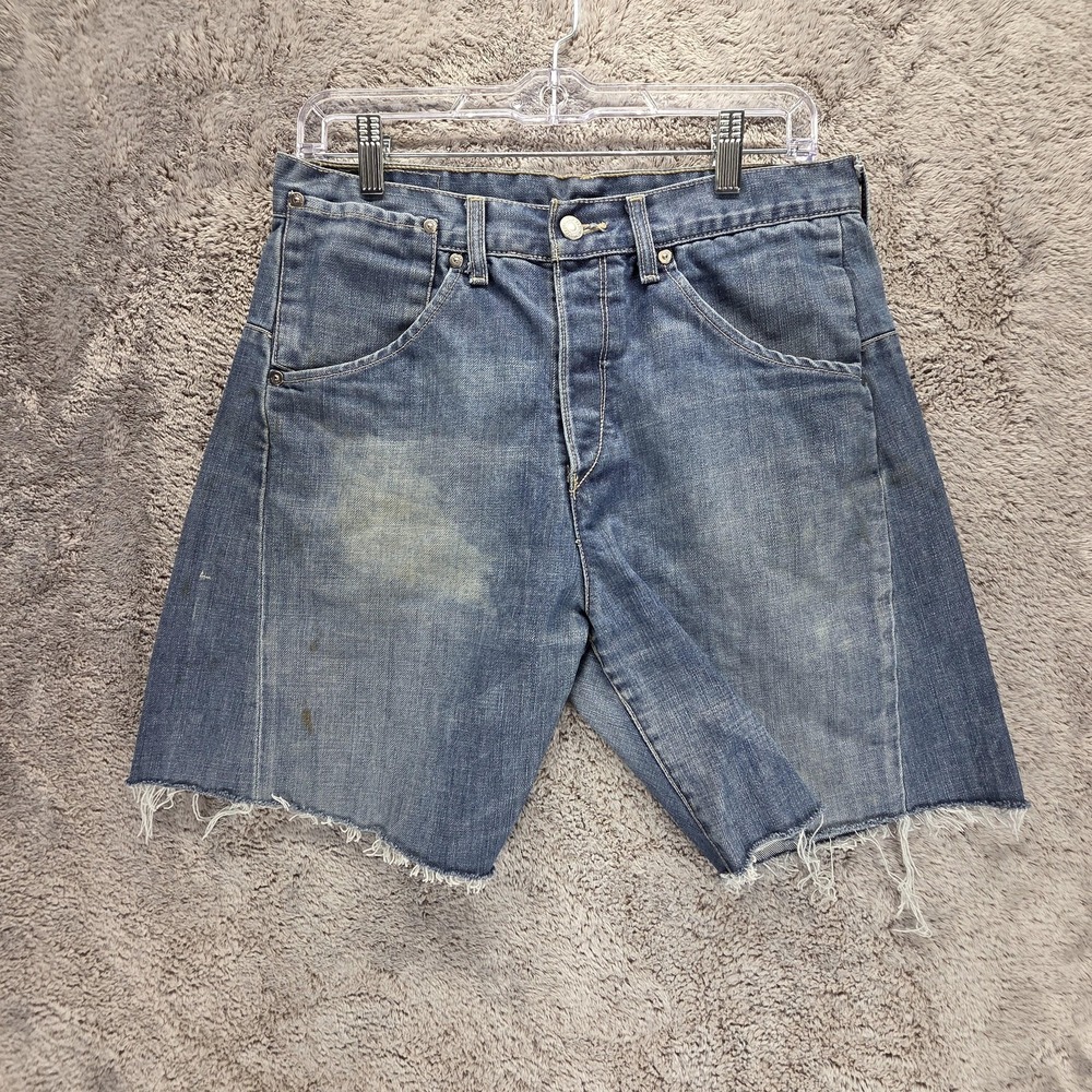 Vintage Levis Engineered Shorts Mens 30 Blue Twisted Jorts Cut Off 8" Inseam
